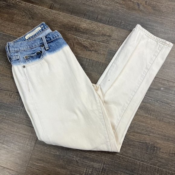 Gap Blue Ombre Girlfriend Jeans Pants Denim ((size 25)) - Picture 5 of 8